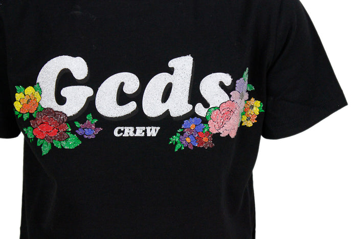 GCDS T-shirts and Polos Black 100co