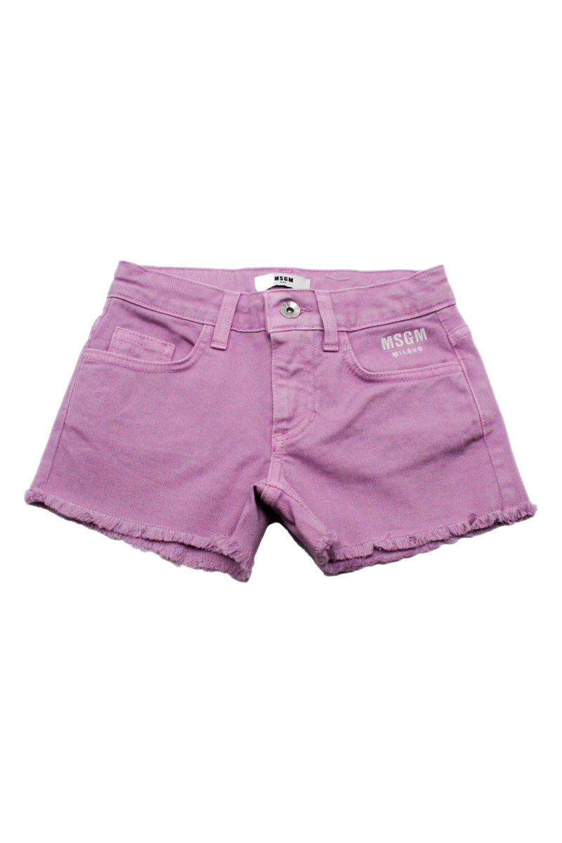MSGM Shorts Lilac 97co 3ea