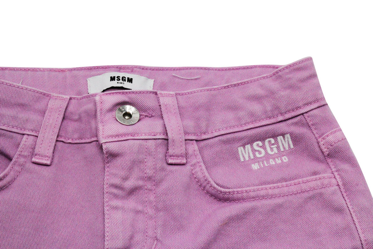 MSGM Shorts Lilac 97co 3ea