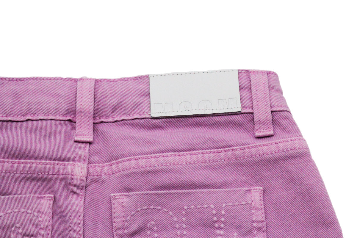 MSGM Shorts Lilac 97co 3ea