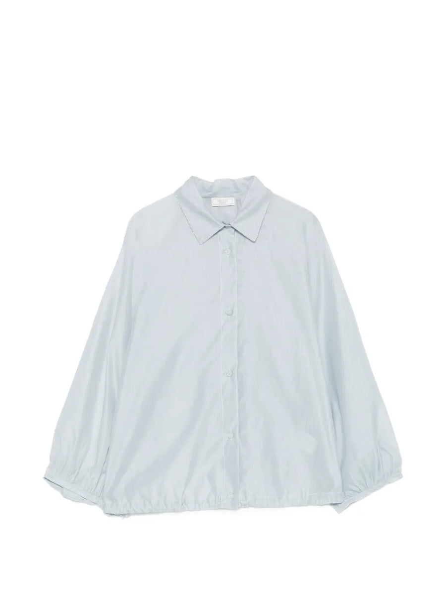 Peserico Cotton 67% shirt in light blue