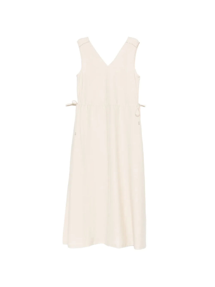 Peserico Linen/Flax 57% dress in beige