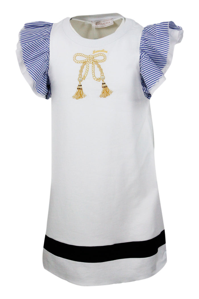 Monnalisa Dresses White 100co