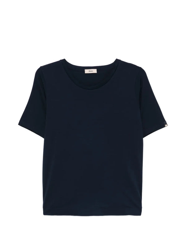 Herno Cotton 92% t-shirt in navy
