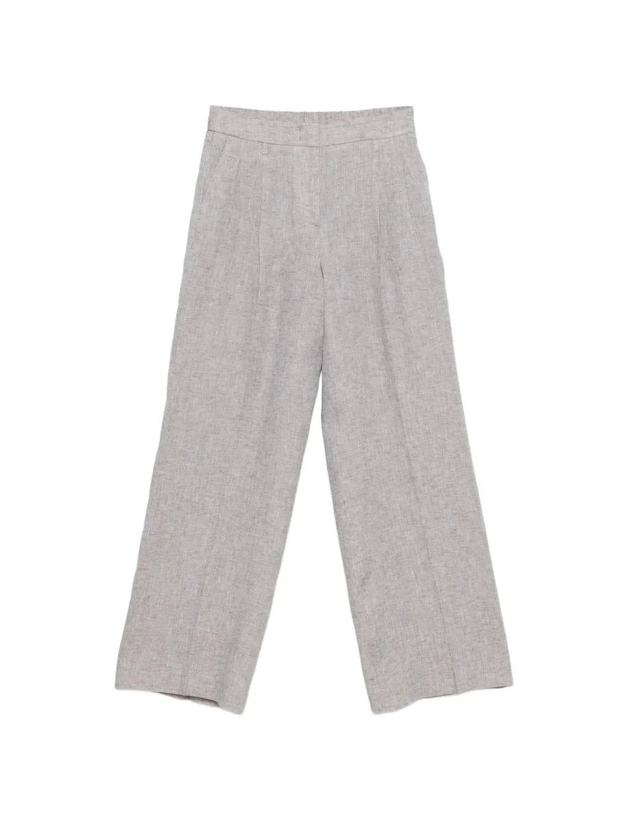 Peserico Acetate 61% trousers in beige