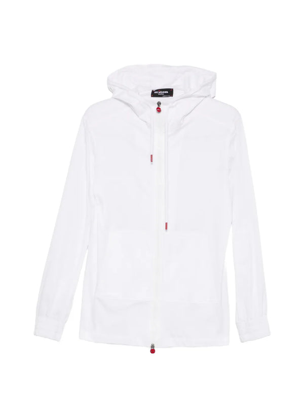 Kiton Cotton 100% sweatshirt in white