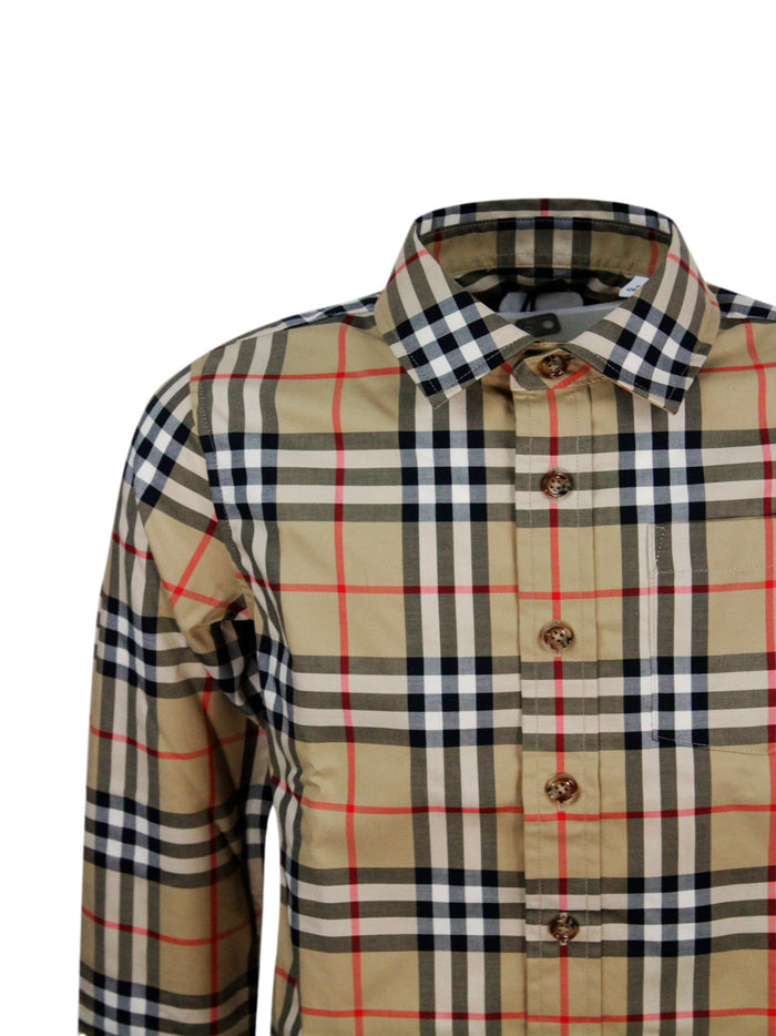 Burberry Shirts Beige 95co 5ea