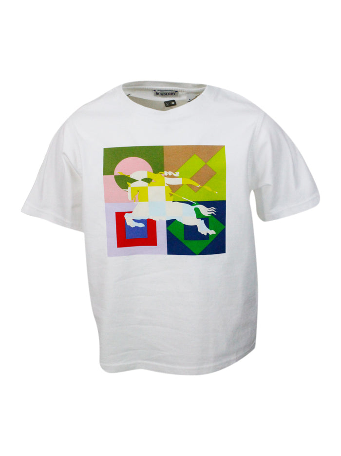 Burberry T-shirts and Polos White 100co