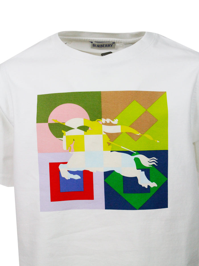 Burberry T-shirts and Polos White 100co