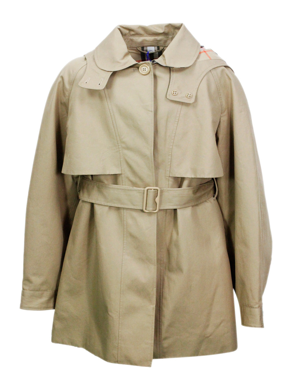 Burberry Coats Sand 100co