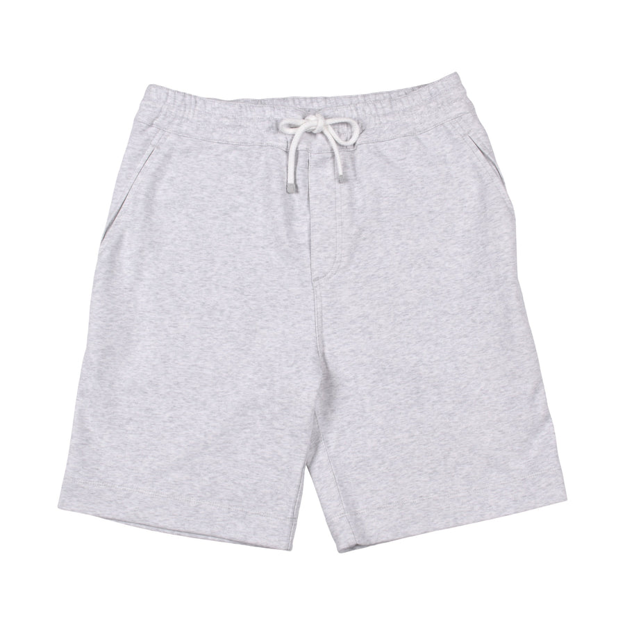 Brunello Cucinelli Mens Light Grey Cotton Shorts