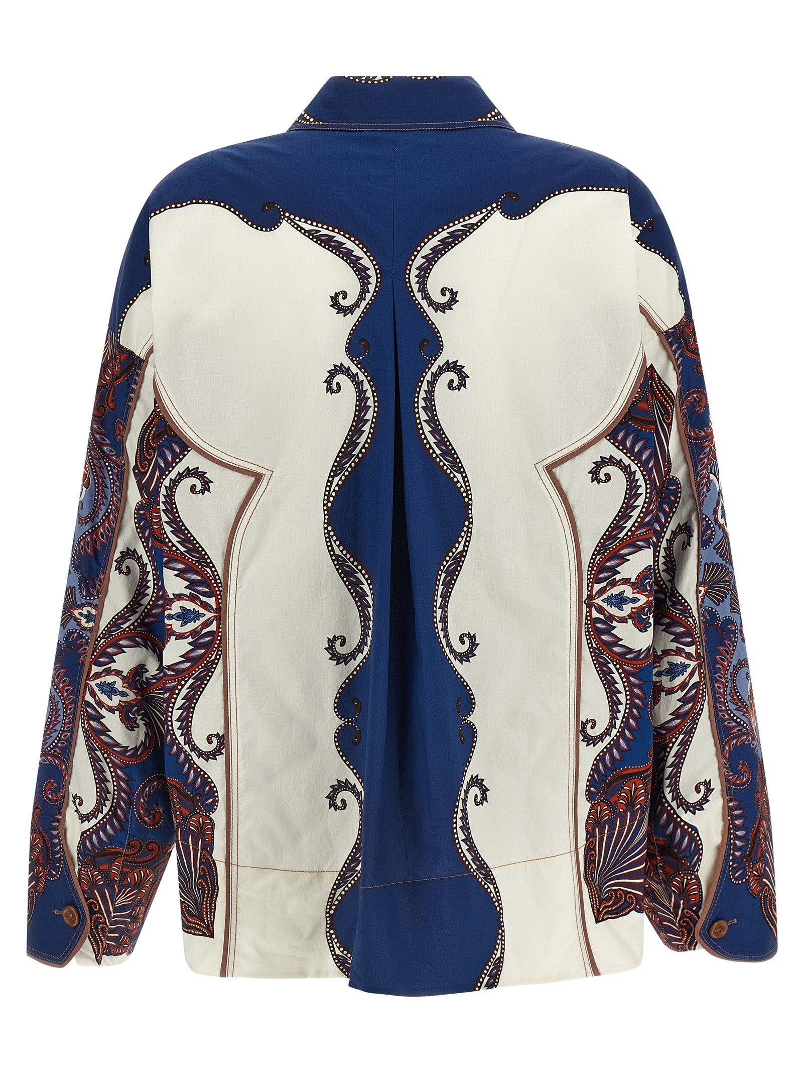 Arabesque scarf Sand shirt Multicolor Cotton Shirt, Blouse