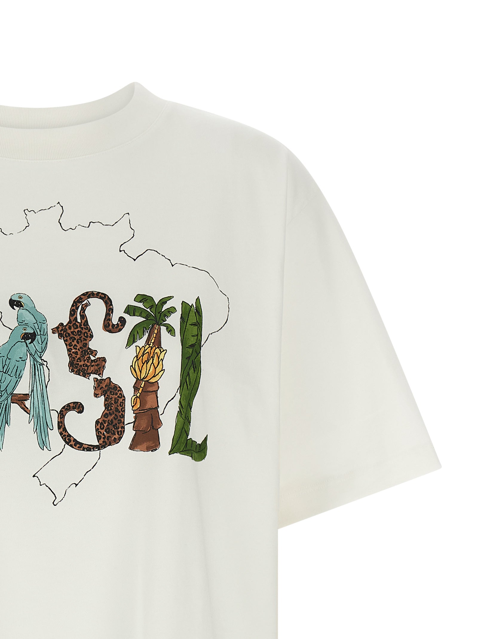 Off-White Brasil T-shirt Cotton