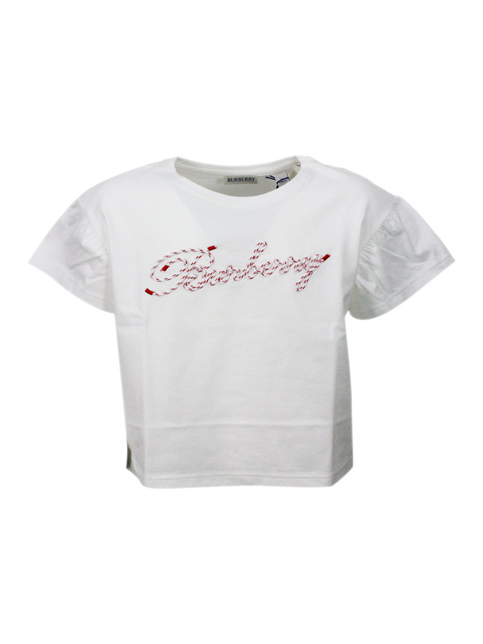Burberry T-shirts and Polos White 100co