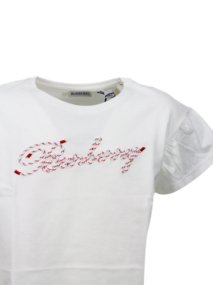 Burberry T-shirts and Polos White 100co