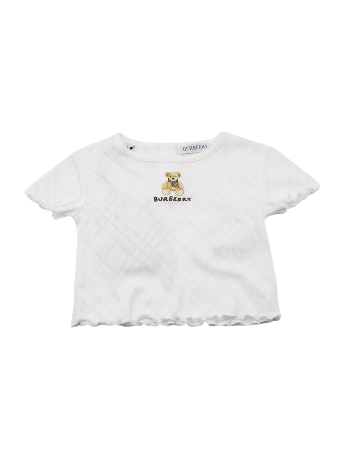 Burberry T-shirts and Polos White 100co