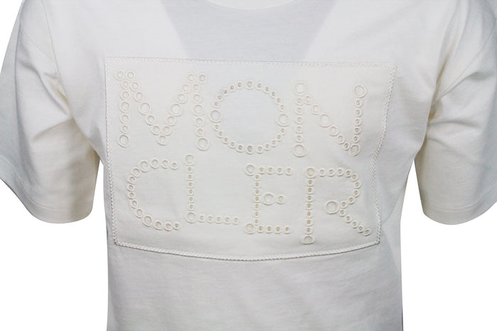 Moncler T-shirts and Polos Cream 100co