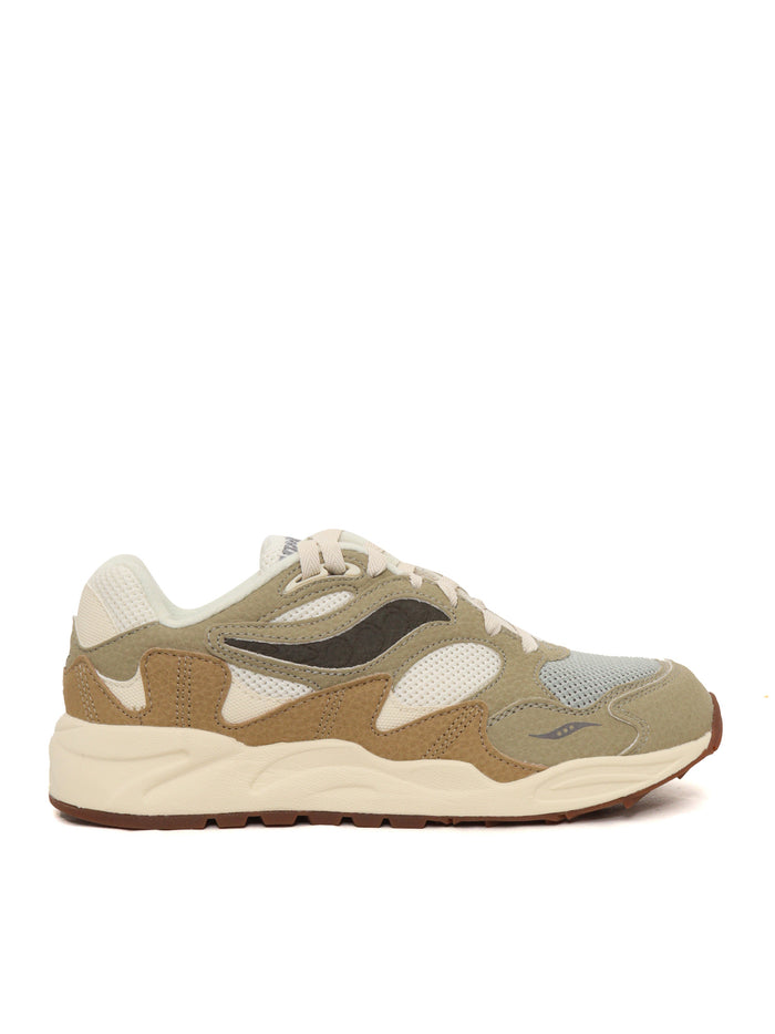 Saucony grid shadow 2 Beige Sneaker