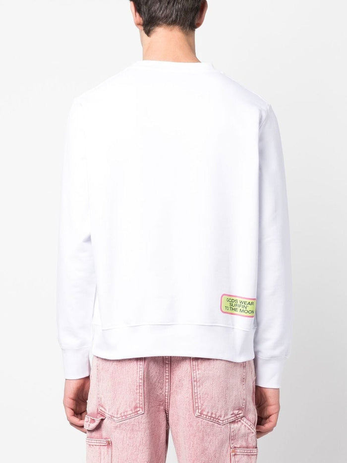 Surfing Wirdo White Cotton | Felpa