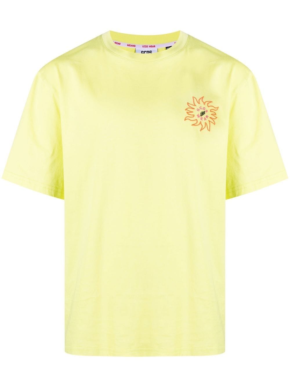 Surfing Wirdo Yellow & Orange Cotton | T-shirt