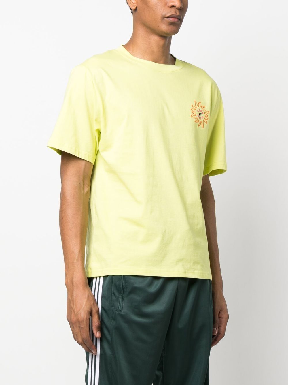 Surfing Wirdo Yellow & Orange Cotton | T-shirt