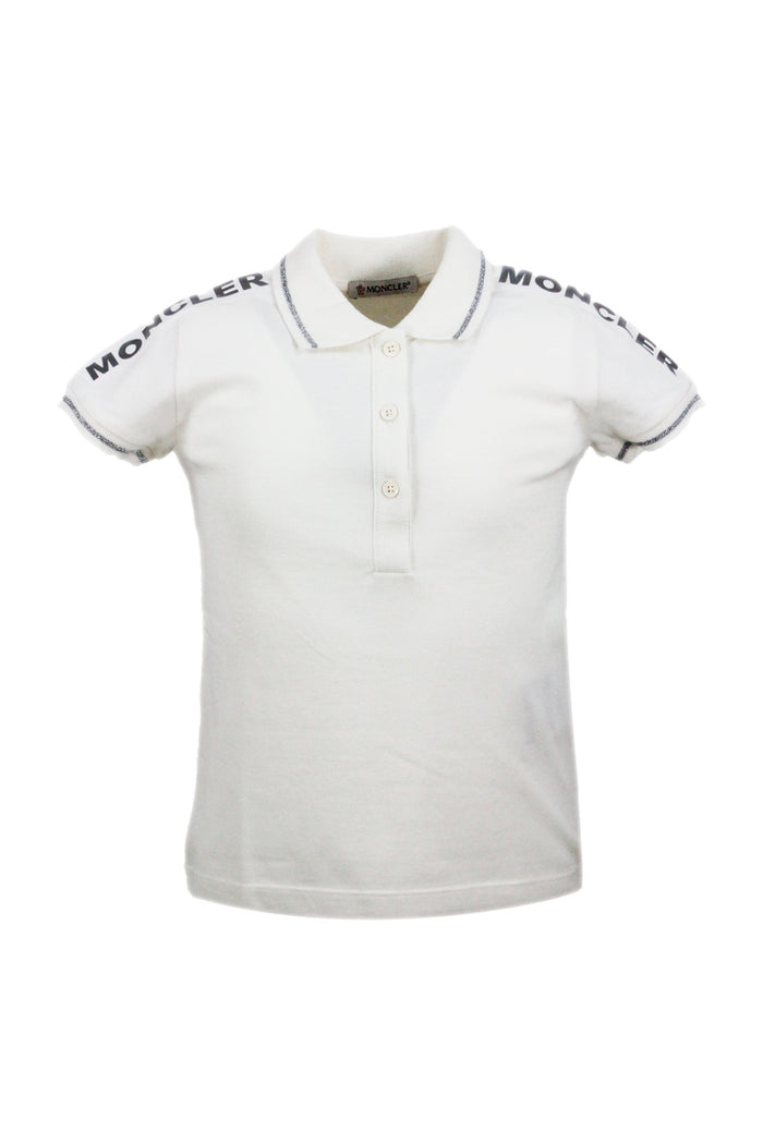 Moncler T-shirts and Polos Cream 96co 4ea