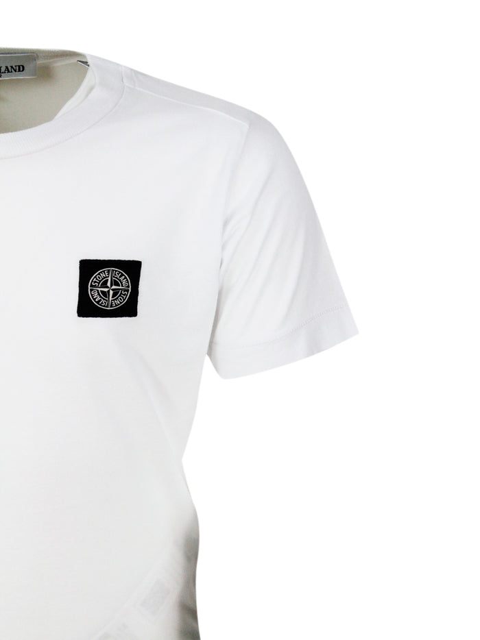 Stone Island T-shirts and Polos White 100co