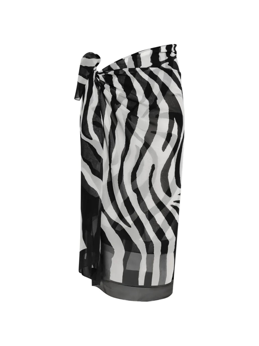 Balmain Silk 100% scarf in black
