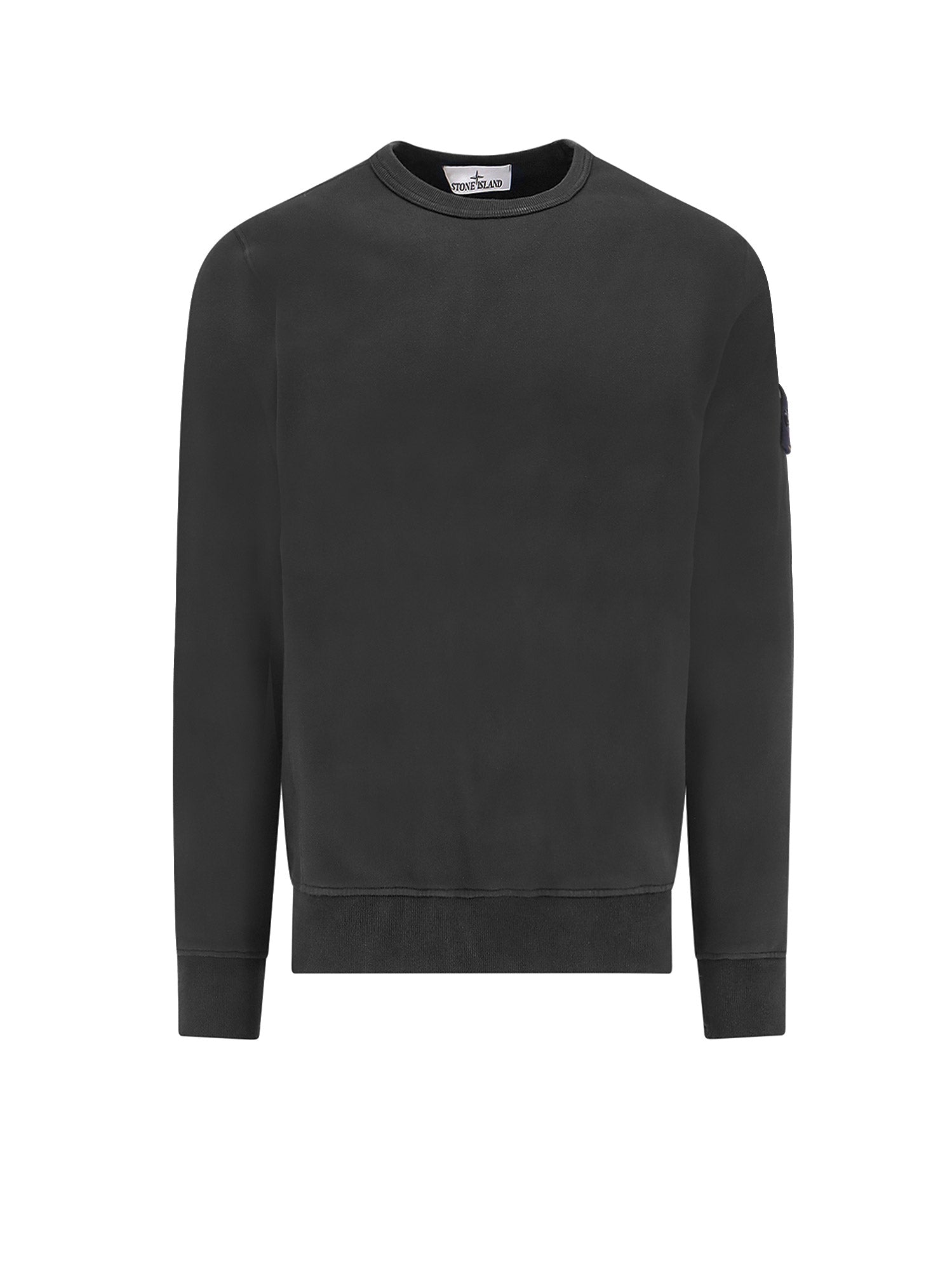 Stone Island Sweaters Black Cotone Organico
