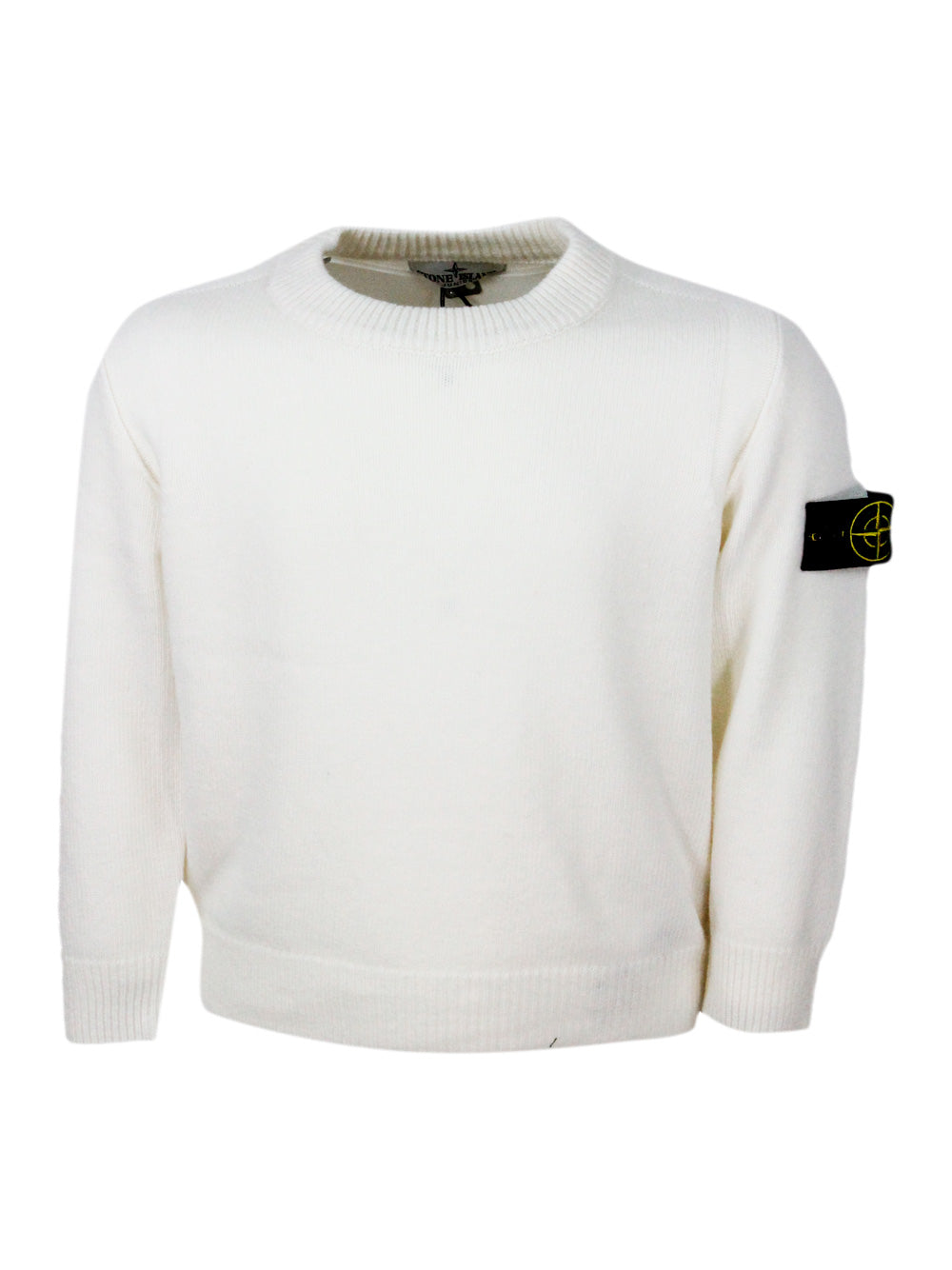 Stone Island Sweaters Ivory 40wv 30pa 10ws