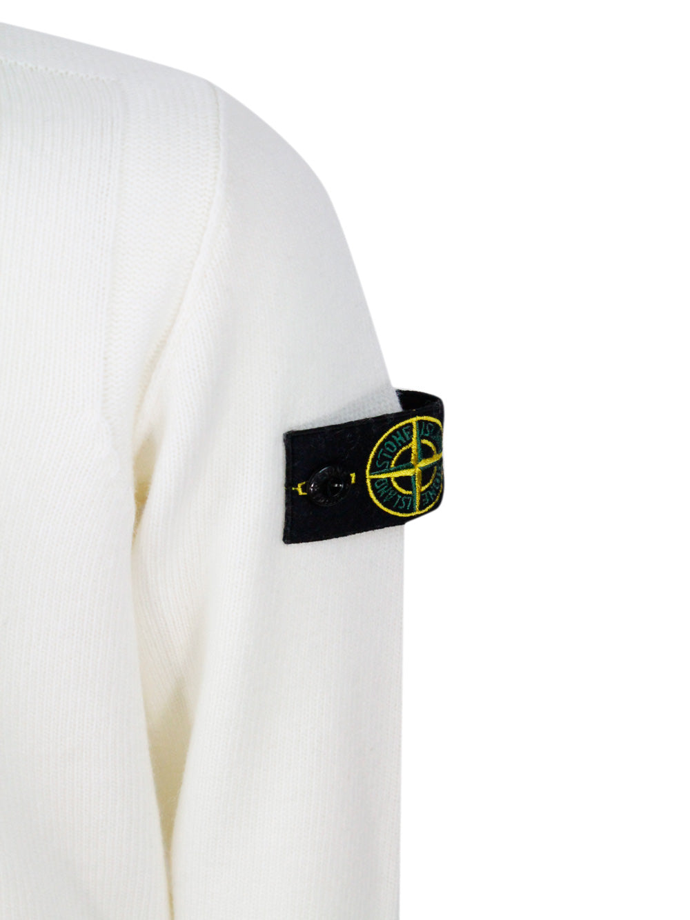 Stone Island Sweaters Ivory 40wv 30pa 10ws