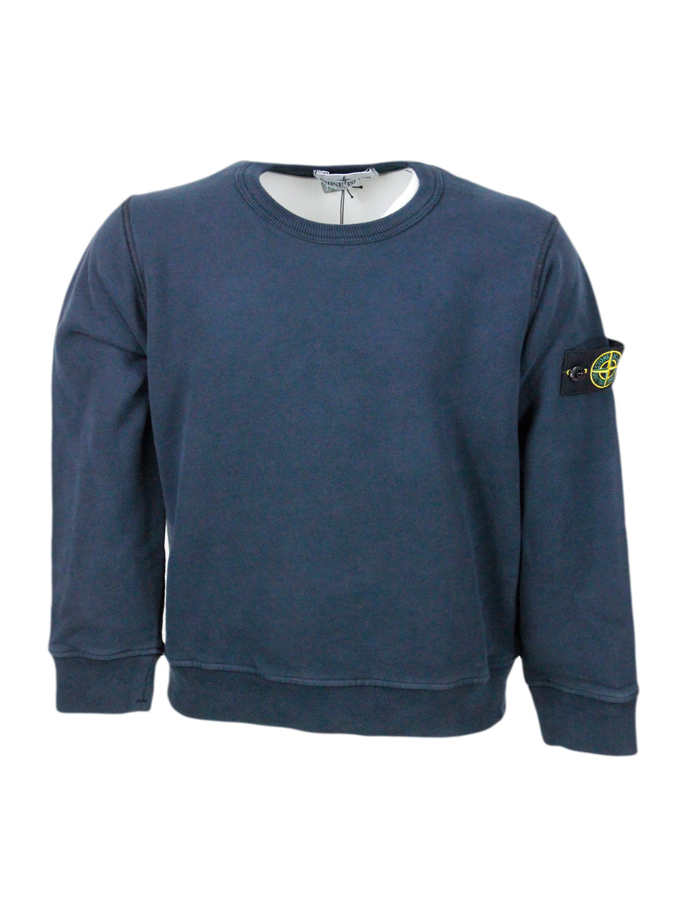 Stone Island Sweaters Blue 100co