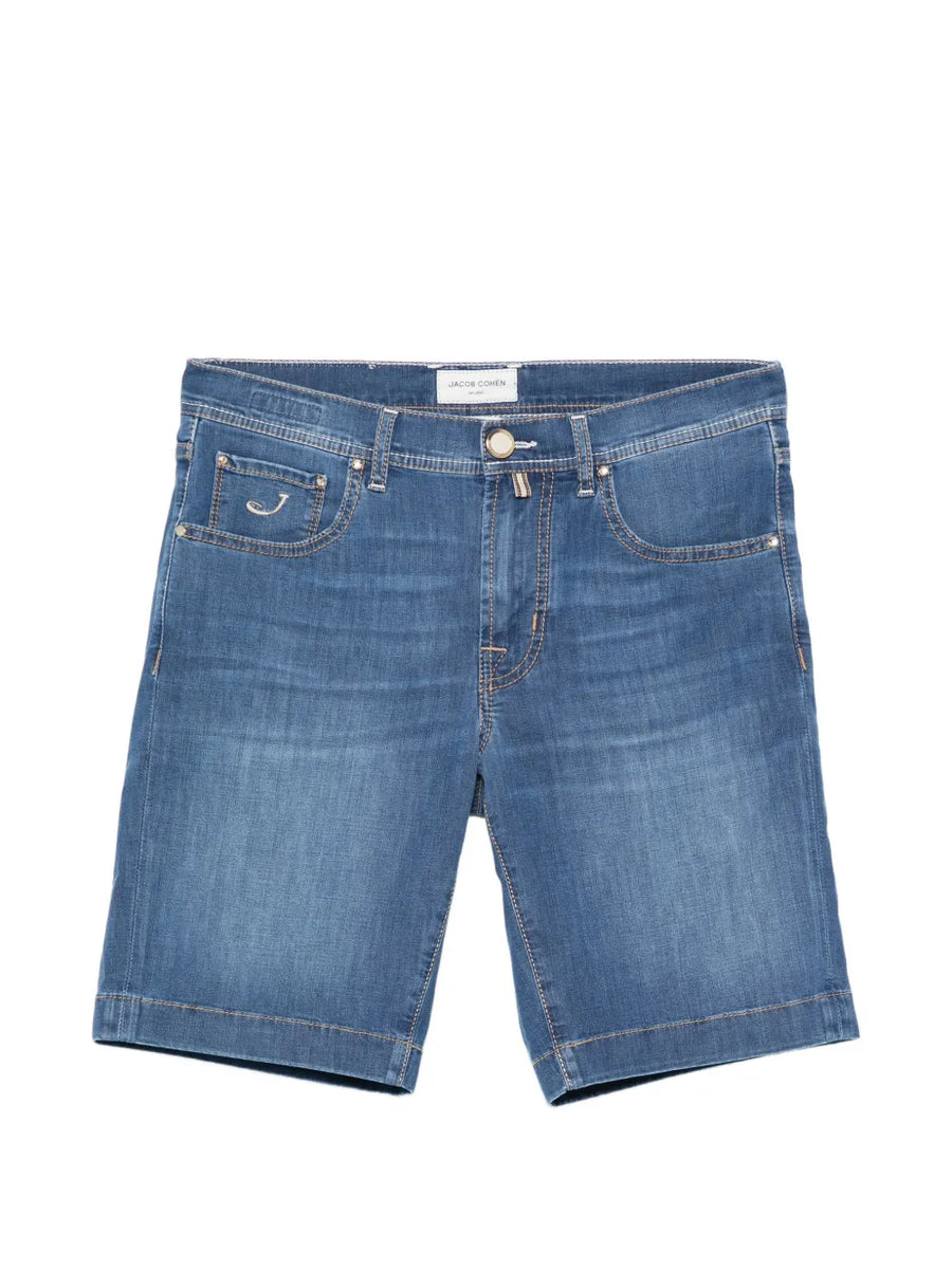 Jacob Cohen Cotton 72% denim shorts in blue