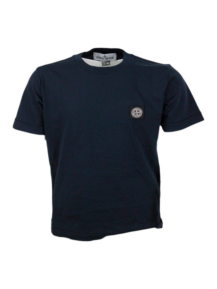 Stone Island T-shirts and Polos Blue 100co