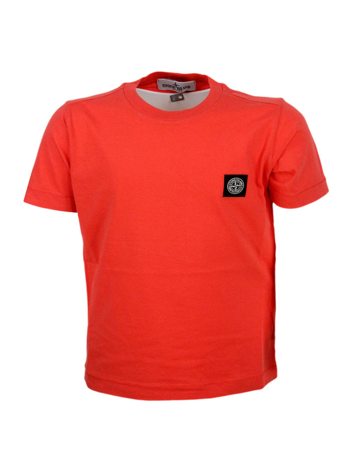 Stone Island T-shirts and Polos Orange 100co