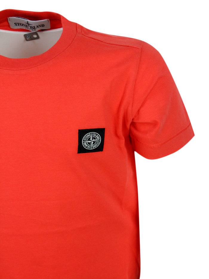 Stone Island T-shirts and Polos Orange 100co