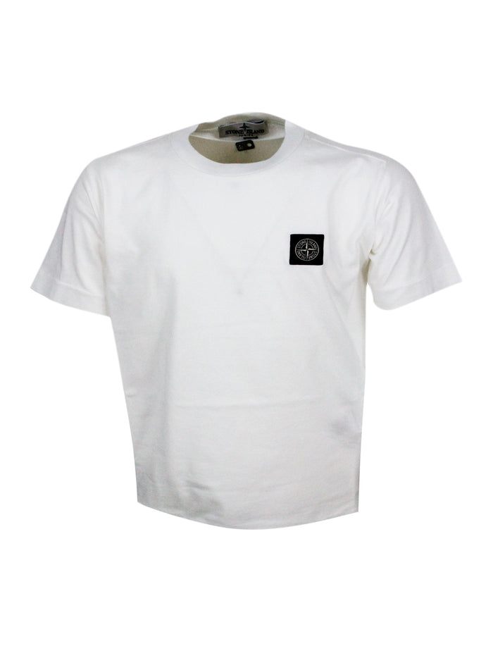 Stone Island T-shirts and Polos White 100co