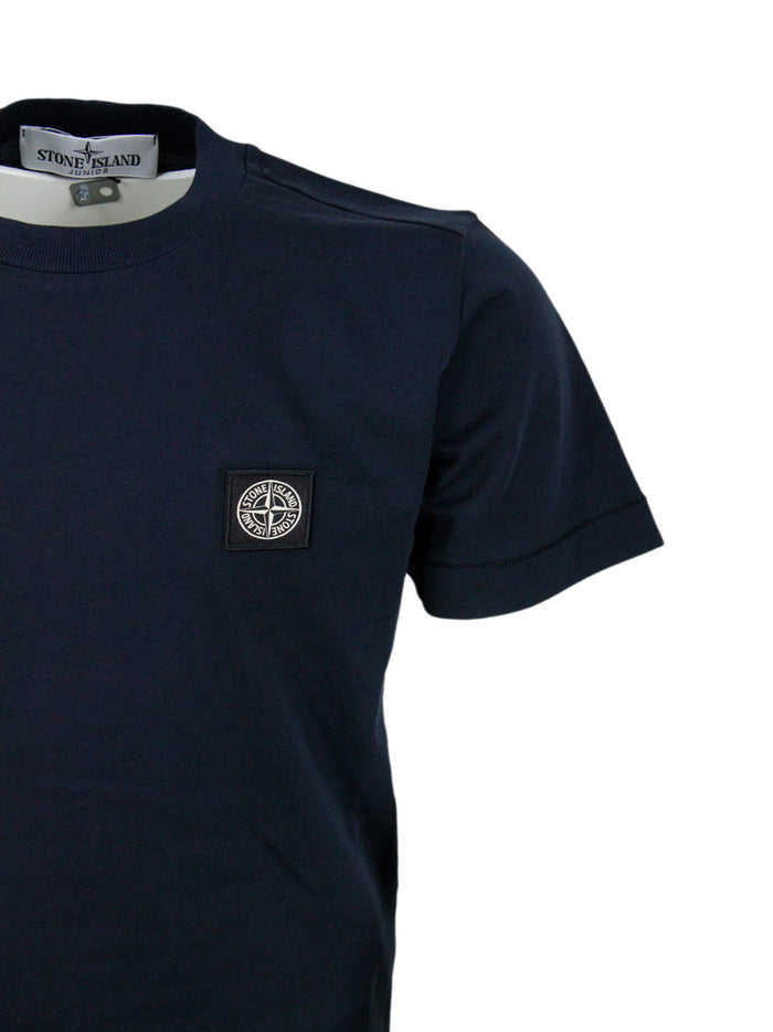 Stone Island T-shirts and Polos Blue 100co