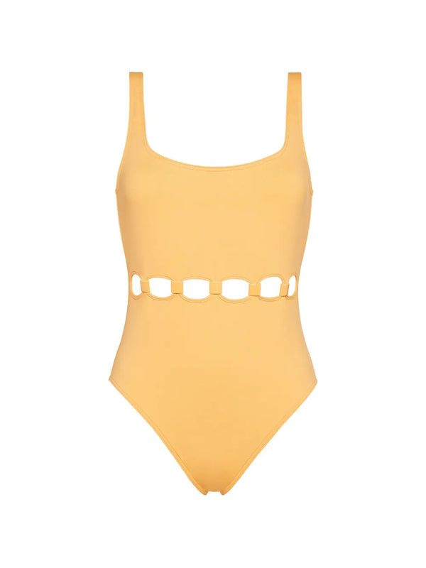 Eres Polyamide 84% swimsuit in yellow