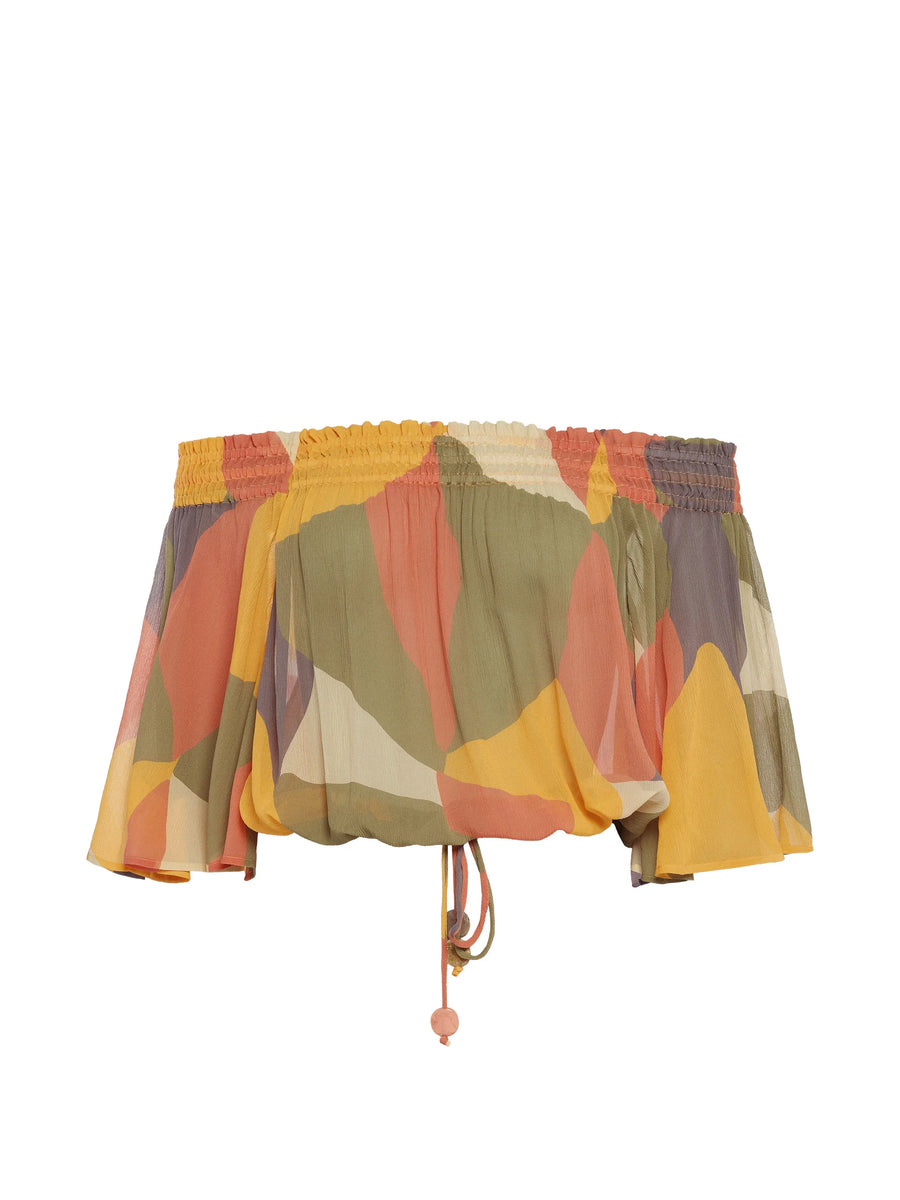 Eres Silk 100% blouse in multicolour