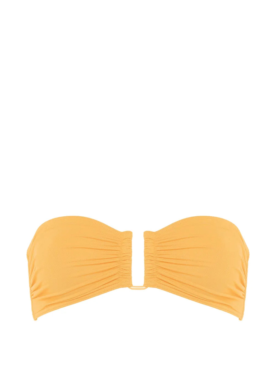 Eres Polyamide 84% bikini top in yellow