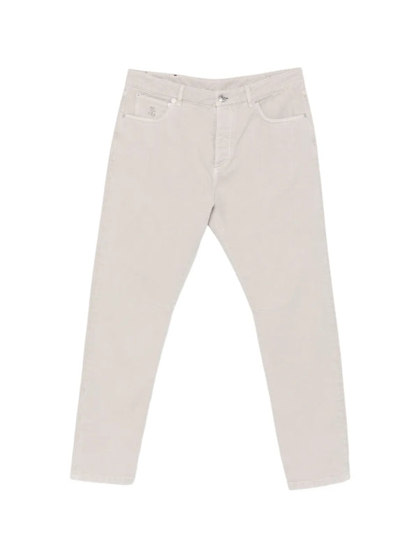 Brunello Cucinelli Cotton 100% trousers in grey