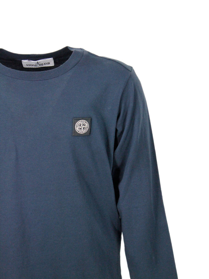 Stone Island T-shirts and Polos Blue 100co