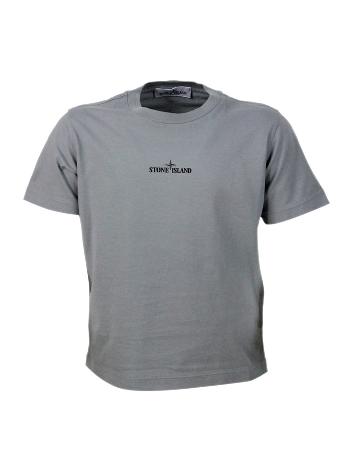 Stone Island T-shirts and Polos Grey 100co