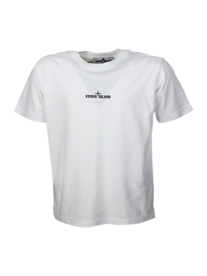 Stone Island T-shirts and Polos White 100co