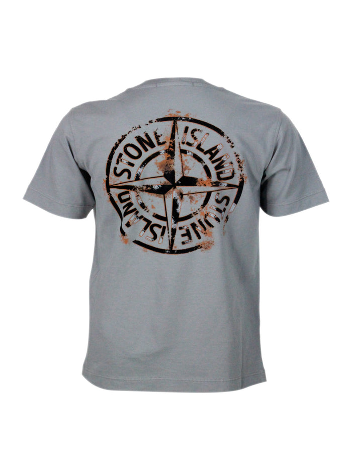Stone Island T-shirts and Polos Grey 100co