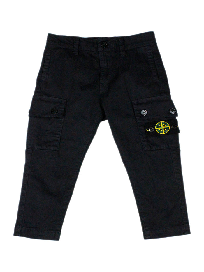 Stone Island Trousers Blue 98co 2ea