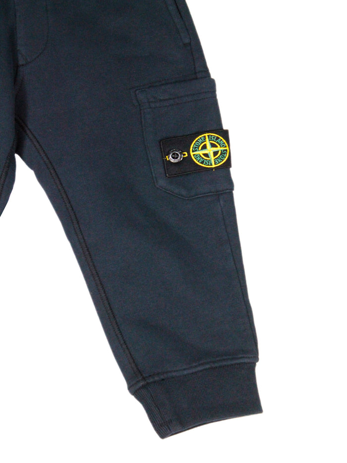 Stone Island Trousers Blue 100co