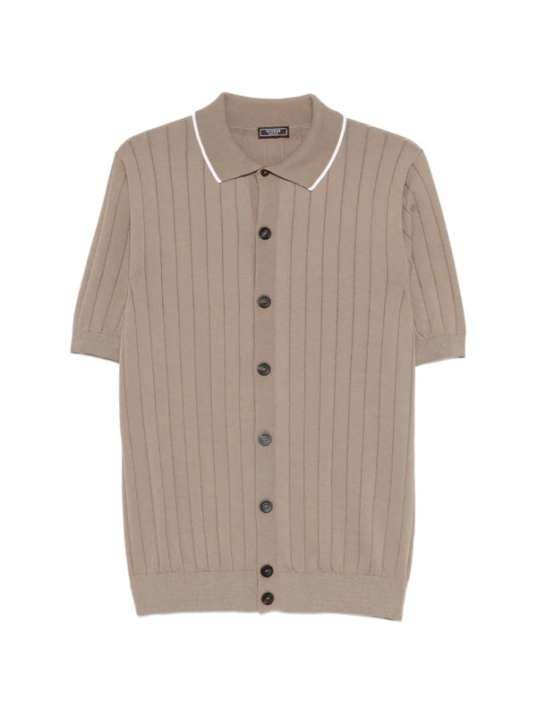 Peserico Cotton 100% polo in beige