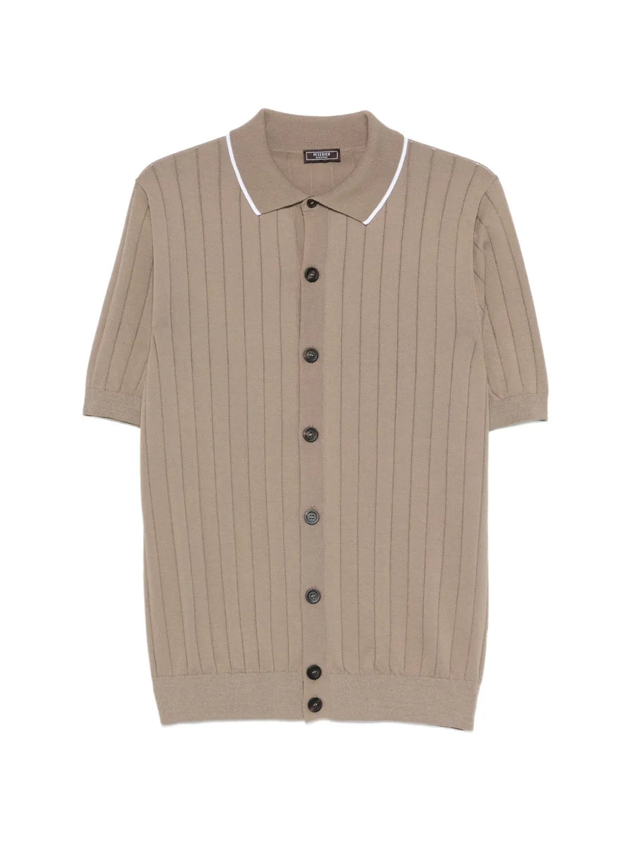 Peserico Cotton 100% polo in beige